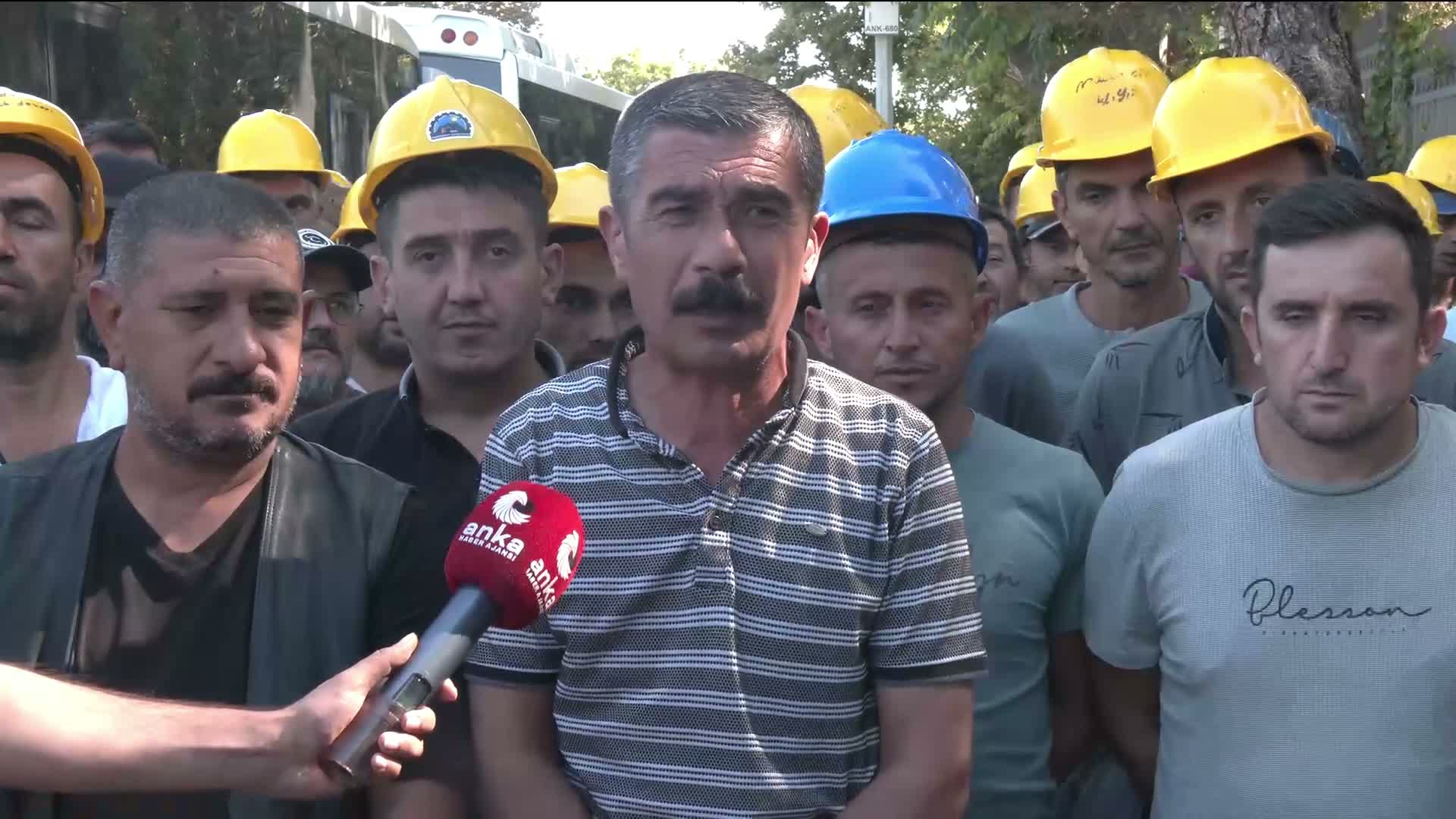 maden işçi eylemi