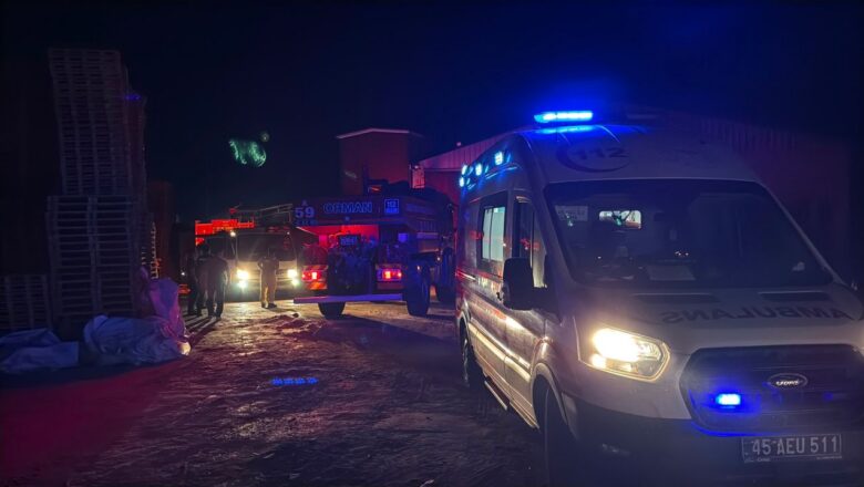 palet fabrikası yangın
