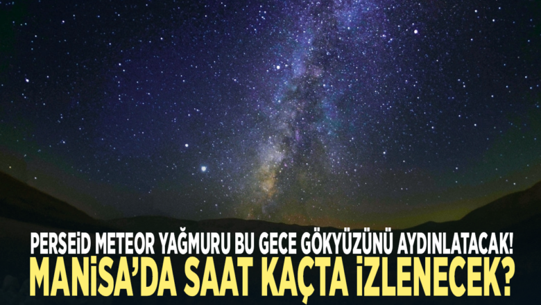 Perseid meteor yağmuru