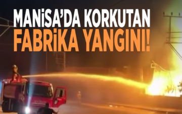 fabrika yangını